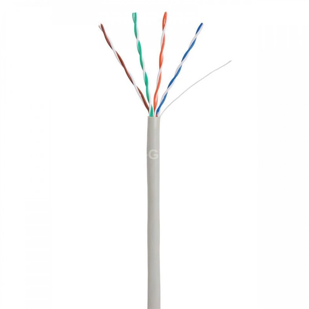 Кабель витая пара NETLAN EC-UU004-5E-PVC-GY U/UTP 4 пары, Кат.5e