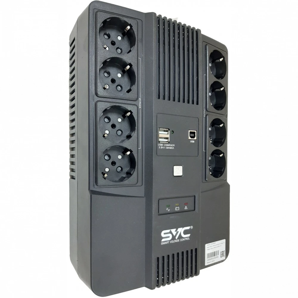 Источник бесперебойного питания SVC U-800/BSSC DL-SVC-U-800/BSSC 800 ВА, 480 Вт
