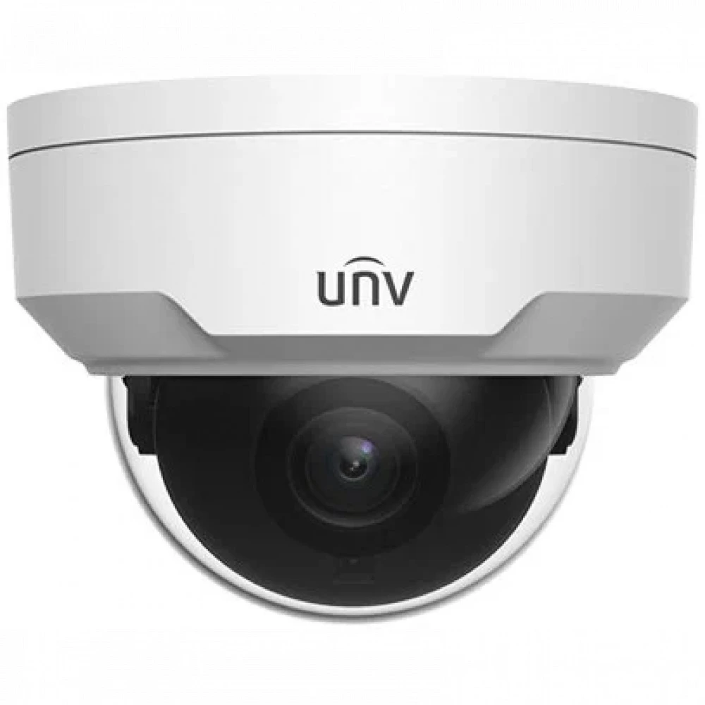 IP видеокамера UNIVIEW IPC322SB-DF40K-I0-RU Купольная, Уличная, Проводная, Фиксированный объектив, 4 мм, 1/2.8", 2 Мп ~ 1920×1080 Full HD