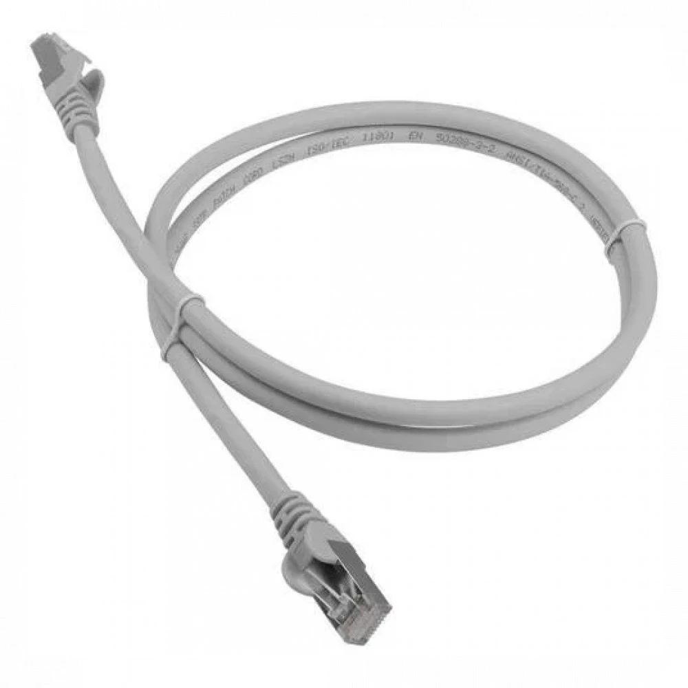 Патч-корд ExeGate FTP-RJ45-RJ45-C5e-1M-GY EX272309RUS