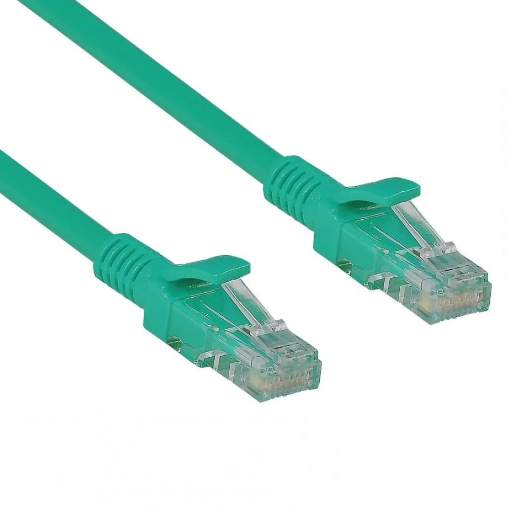 Патч-корд ExeGate UTP-RJ45-RJ45-5e-1M-GN EX258672RUS