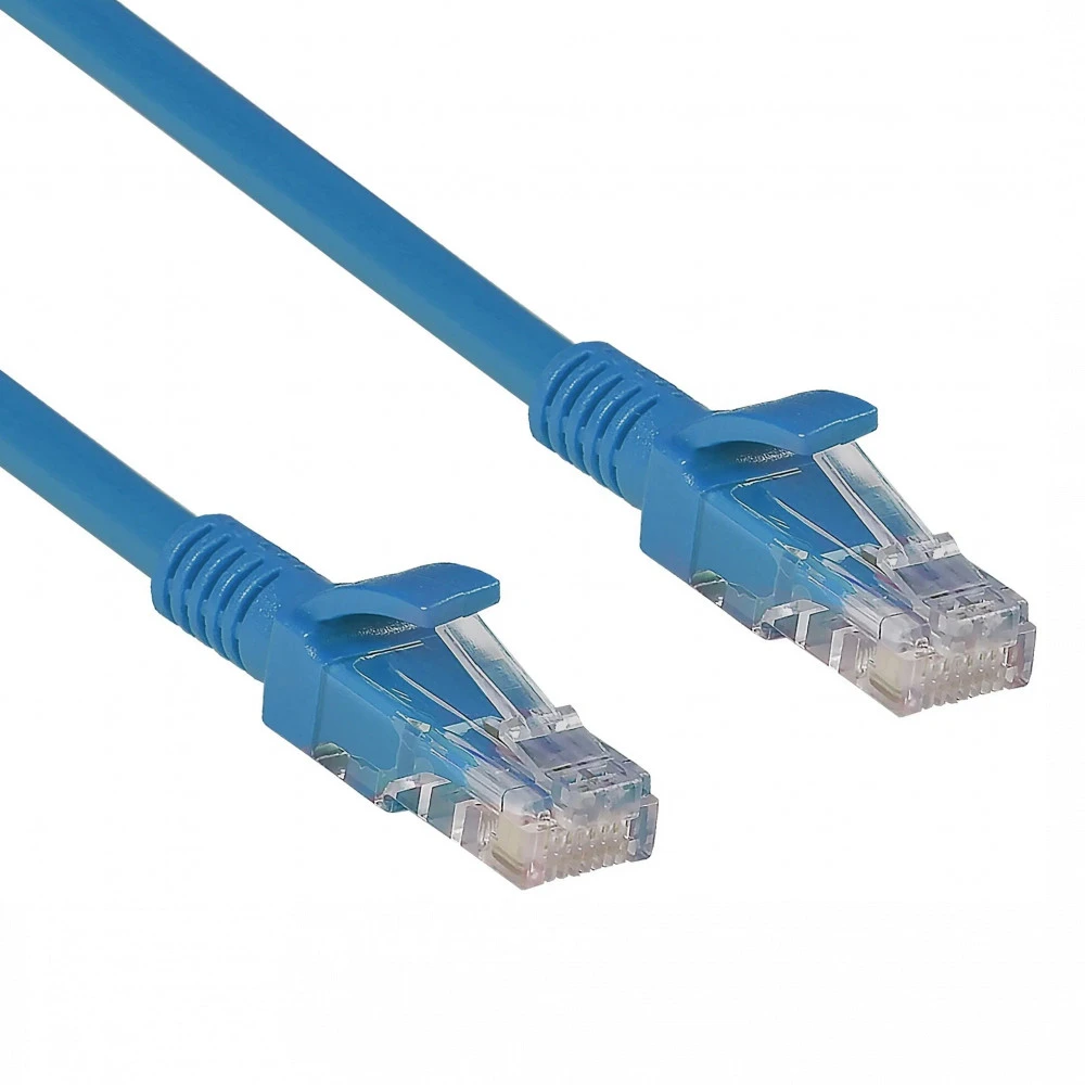 Патч-корд ExeGate UTP-RJ45-RJ45-5e-2M-BL EX241495RUS
