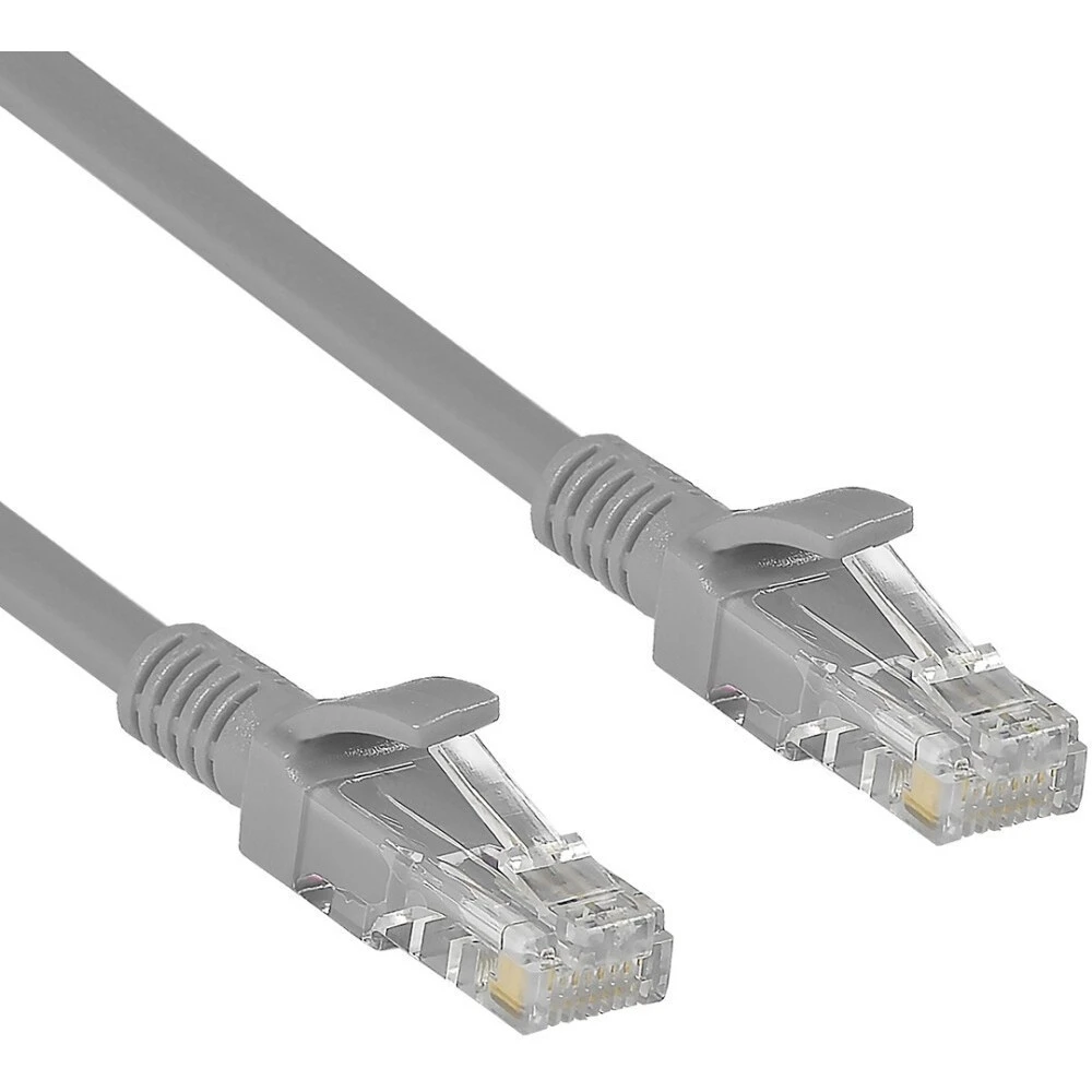 Патч-корд ExeGate UTP-RJ45-RJ45-5e-CU-20M-GY EX282018RUS