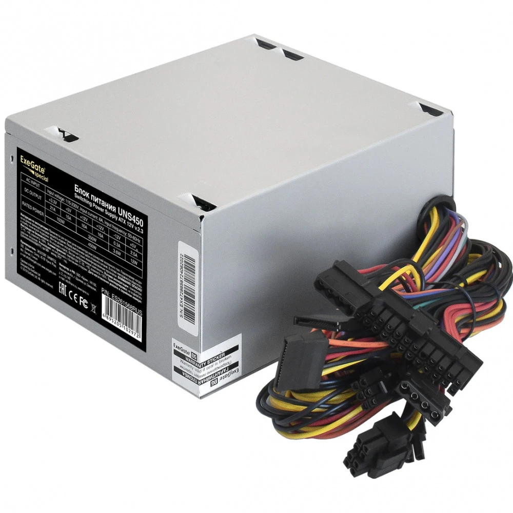 Блок питания ExeGate UNS450 ES261568RUS-PC 450 Вт