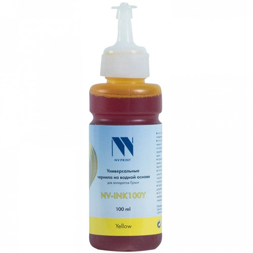 Струйный картридж NV Print INK100 Yellow 100 мл NV-INK100Y