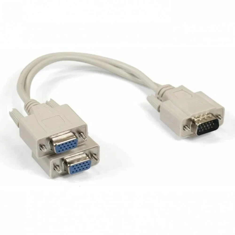 Кабель интерфейсный ExeGate EX-CC-VGA-15M2x15F-0.3 EX284939RUS