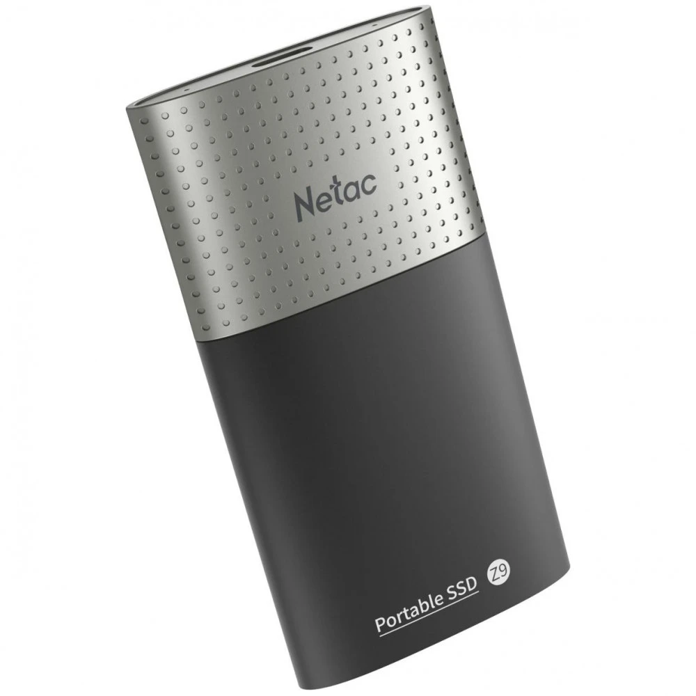 Внешние накопители Netac Z9 External SSD 2TB NT01Z9-002T-32BK 2 ТБ, Разъём USB Type-C