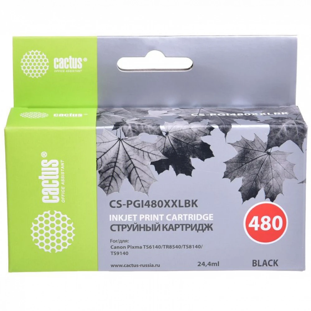 Струйный картридж Cactus CS-PGI480XXLBK
