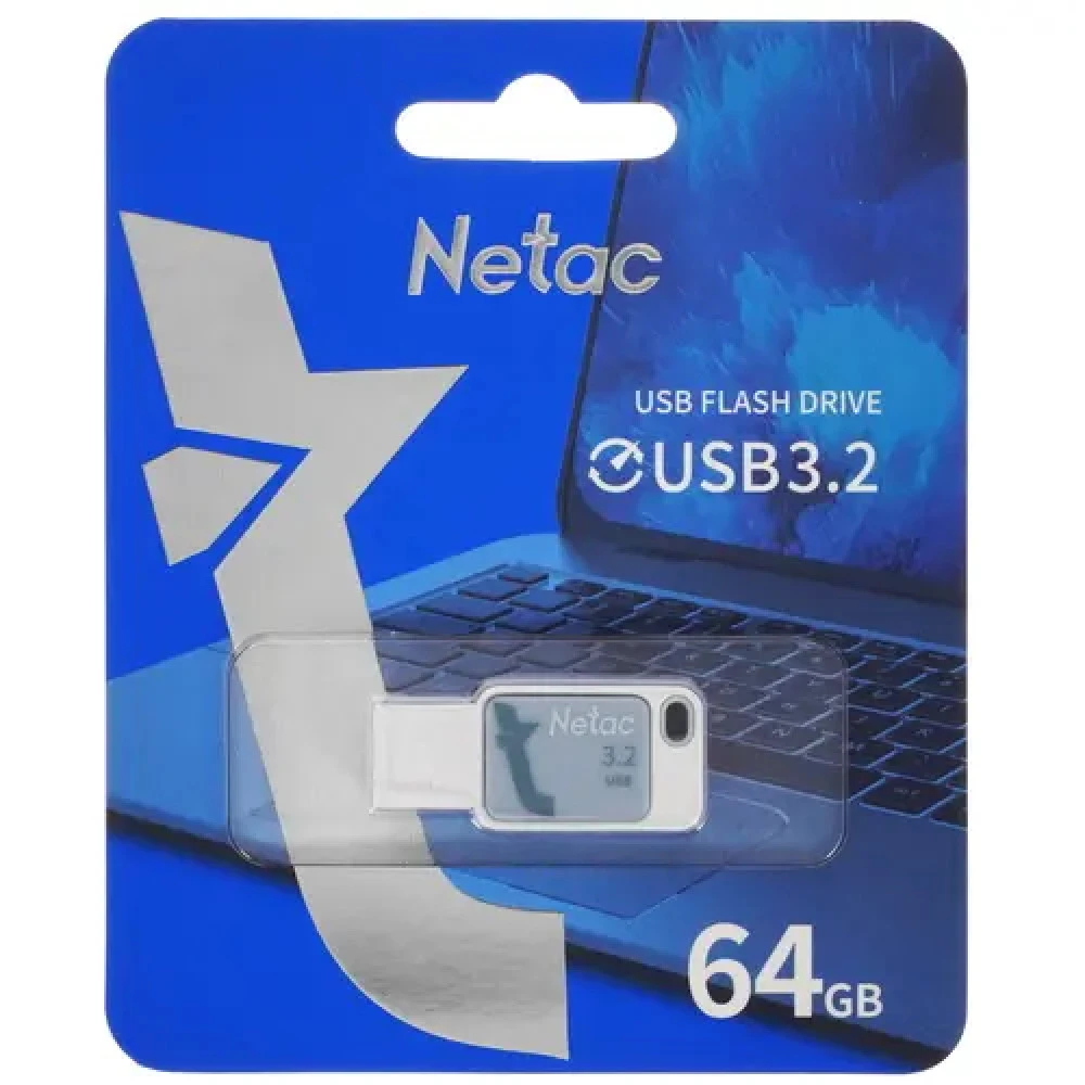 USB флешка (Flash) Netac UA31 NT03UA31N-064G-32BL 64 ГБ