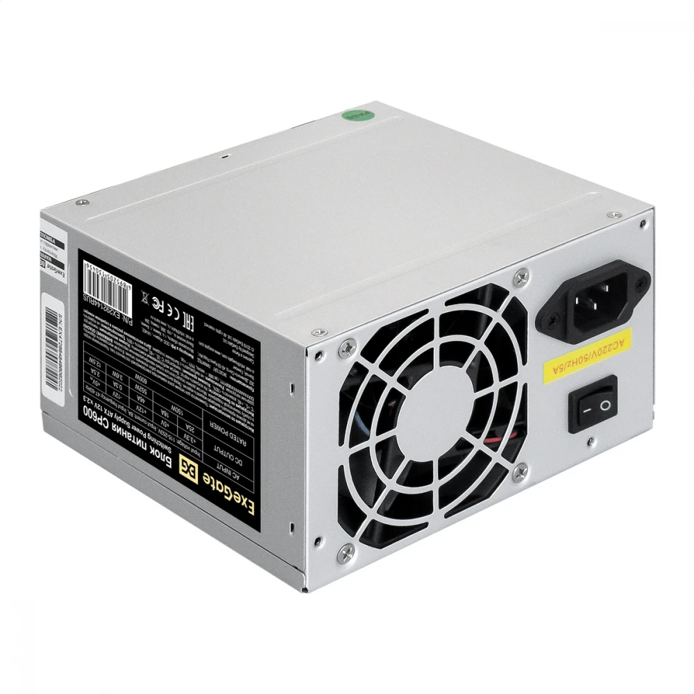 Блок питания ExeGate CP600 EX292144RUS-PC 600 Вт