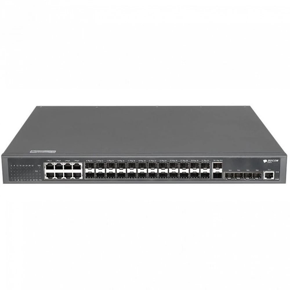 Коммутатор BDCOM S3900-24S8T6X 1000 Base-T (1000 мбит/с), 24 SFP порта