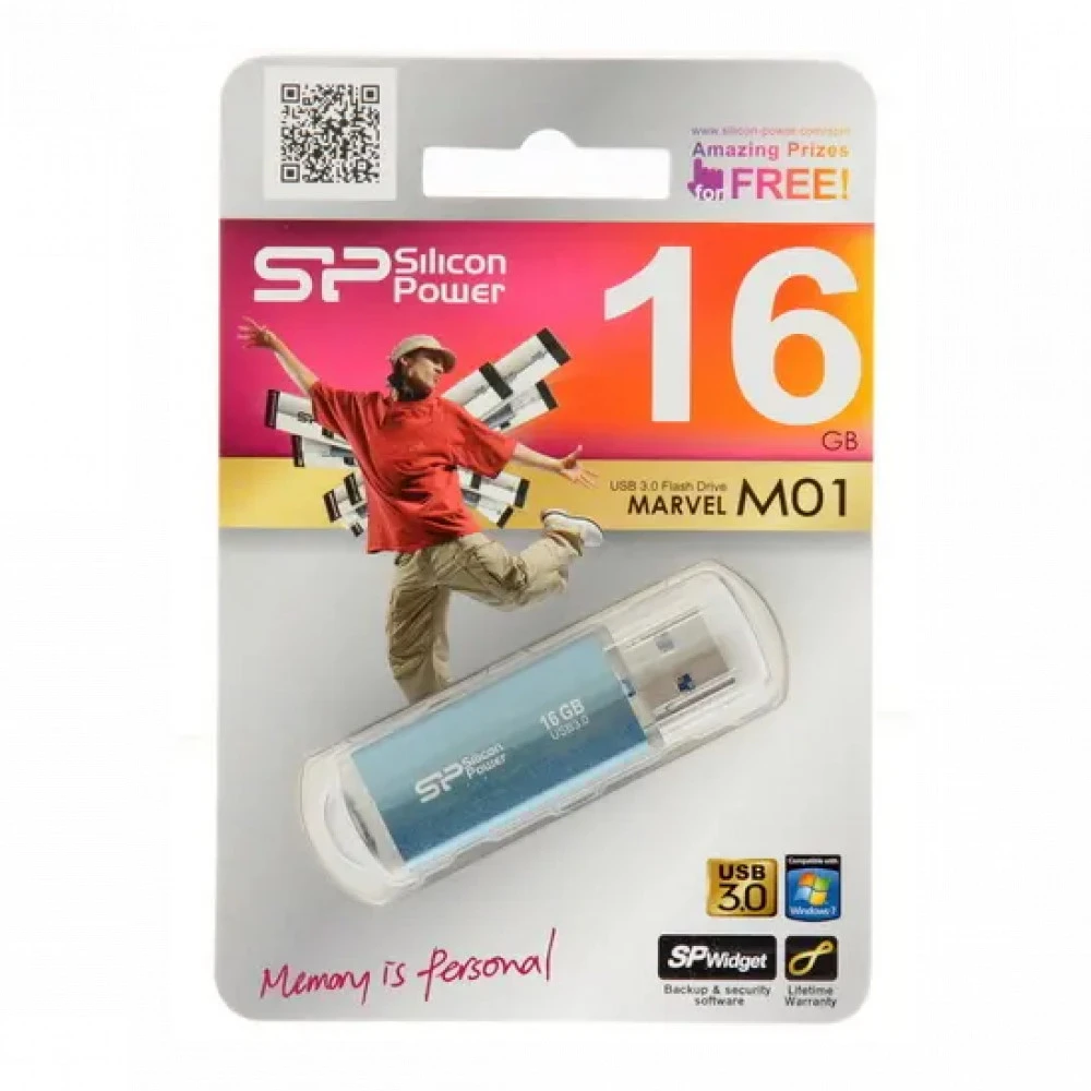 USB флешка (Flash) Silicon Power Marvel M01 SP016GBUF3M01V1B 16 ГБ