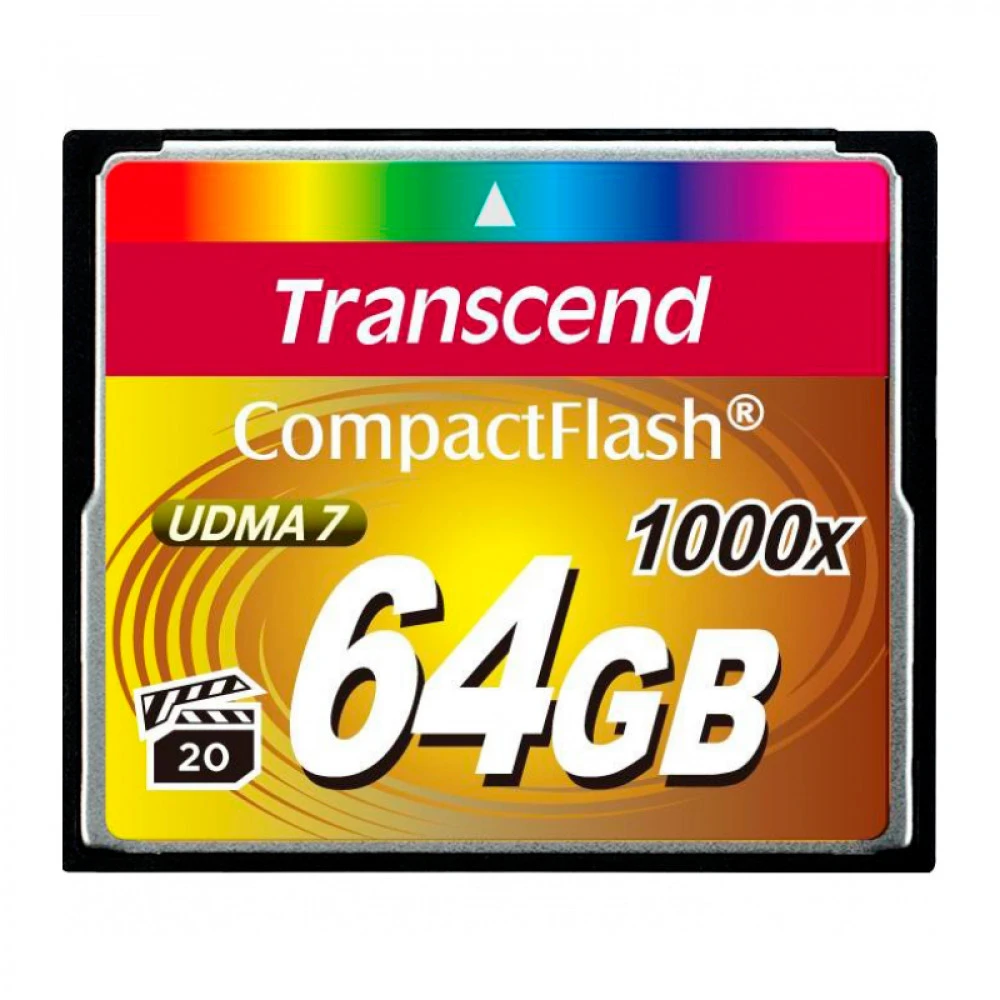Флеш (Flash) карты Transcend CompactFlash 1000x TS16GCF1000 64 ГБ