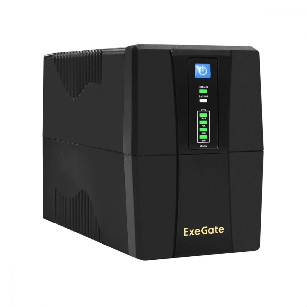 Источник бесперебойного питания ExeGate SpecialPro UNB-600.LED.AVR.2SH.RJ.USB EX292764RUS 600 ВА, 360 Вт