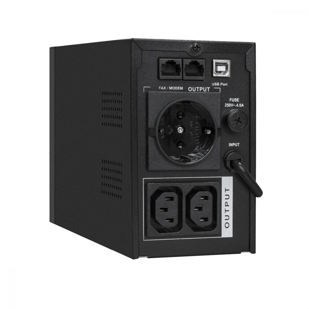 Источник бесперебойного питания ExeGate SpecialPro Smart LLB-1000.LCD.AVR.1SH.2C13.RJ.USB EX292788RUS 1000 ВА, 550 Вт
