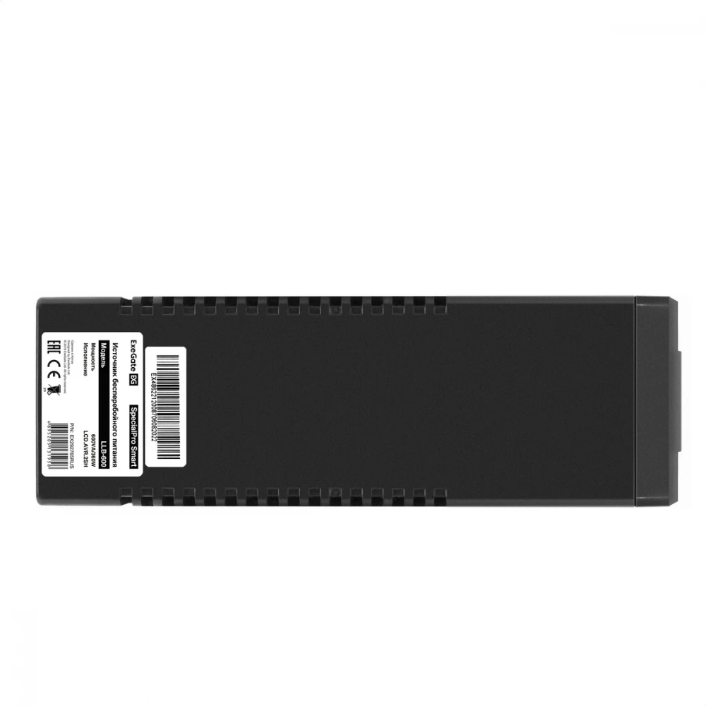 Источник бесперебойного питания ExeGate SpecialPro Smart LLB-600.LCD.AVR.2SH EX292765RUS 600 ВА, 360 Вт