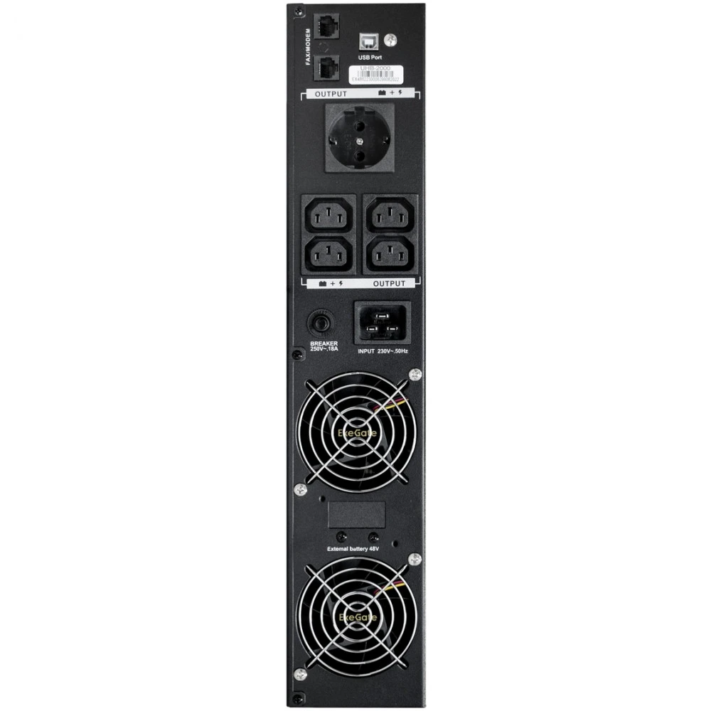 Источник бесперебойного питания ExeGate SinePower UHB-2000 EX293052RUS 2000 ВА, 1600 Вт