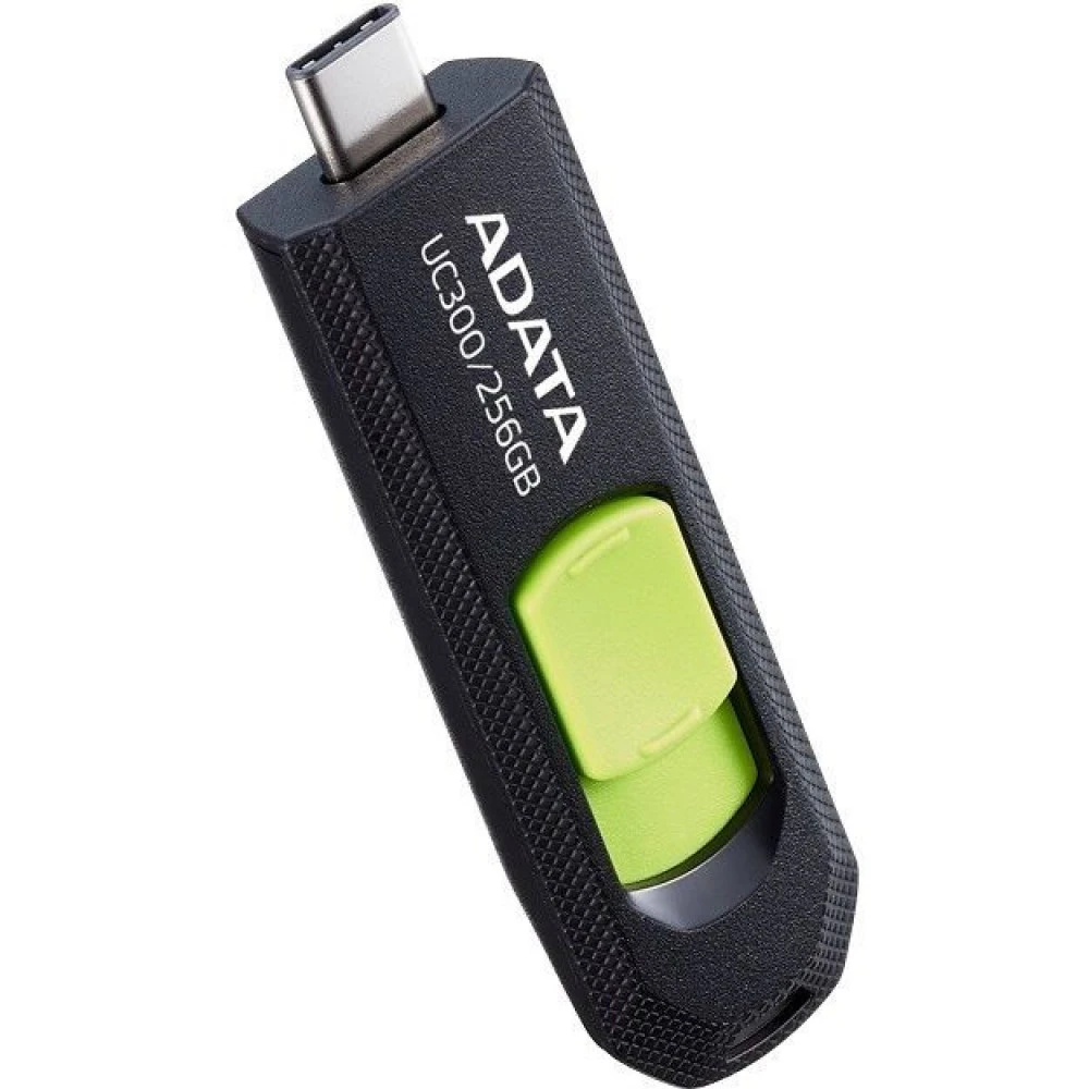 USB флешка (Flash) A-Data UC300 ACHO-UC300-256G-RBK/GN 256 ГБ