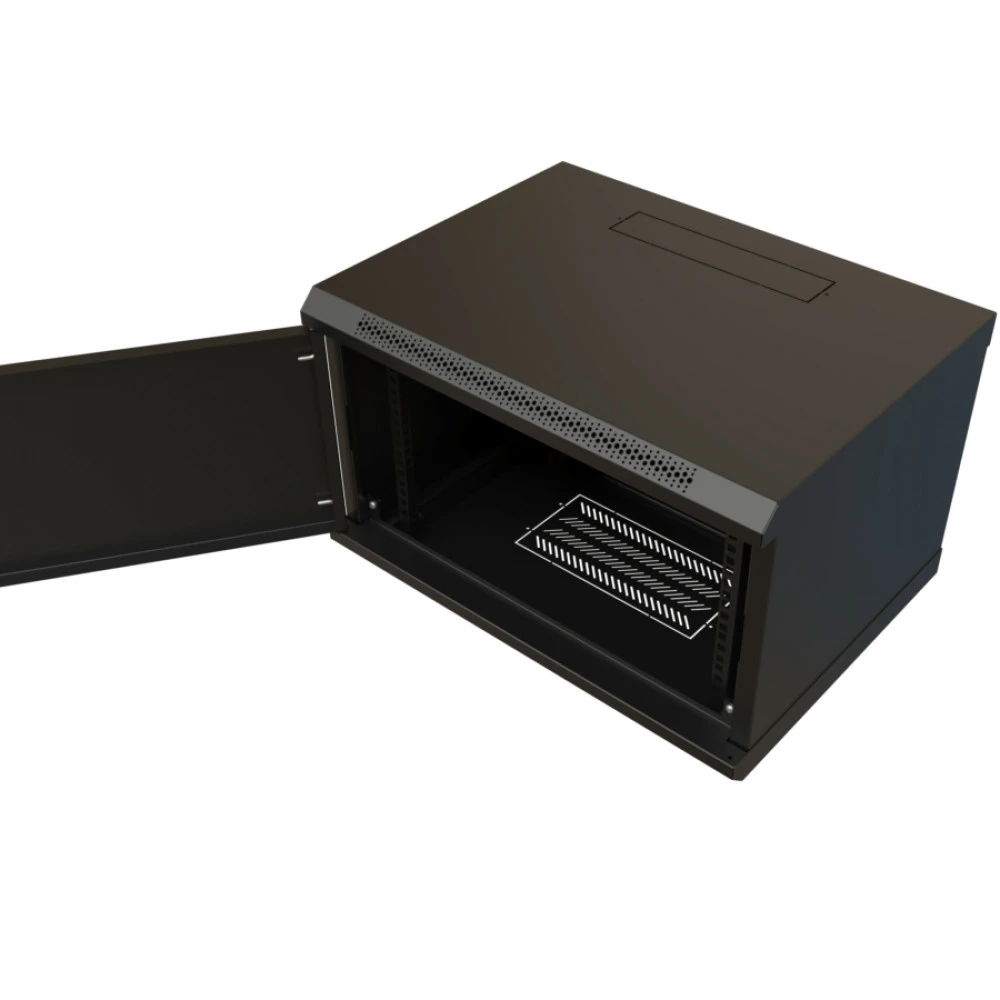 Серверный шкаф WRline настенный 19-дюймовый 6U 367x600х450 мм WR-TW-0645-SR-RAL9004