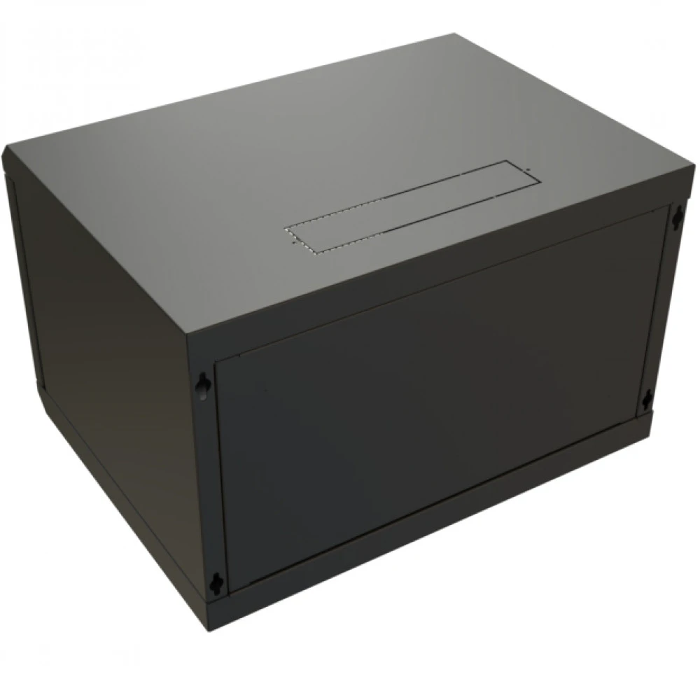 Серверный шкаф WRline настенный 19-дюймовый 6U 367x600х600 мм WR-TW-0666-SR-RAL9004
