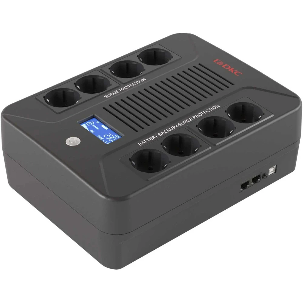 Источник бесперебойного питания DKC Info PDU 800 LCD 480W Shuko INFOPDU800LCD 800 ВА, 480 Вт