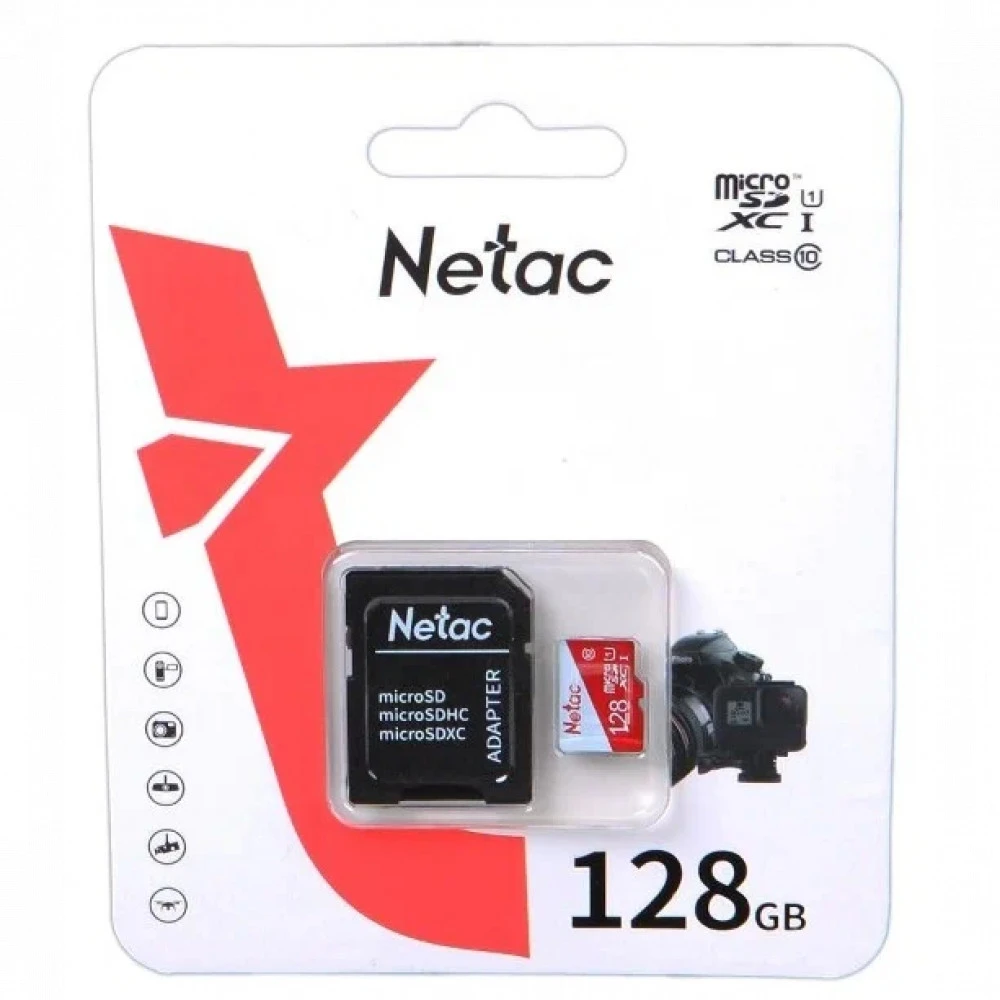 Флеш (Flash) карты Netac NT02P500ECO-128G-R 128 ГБ
