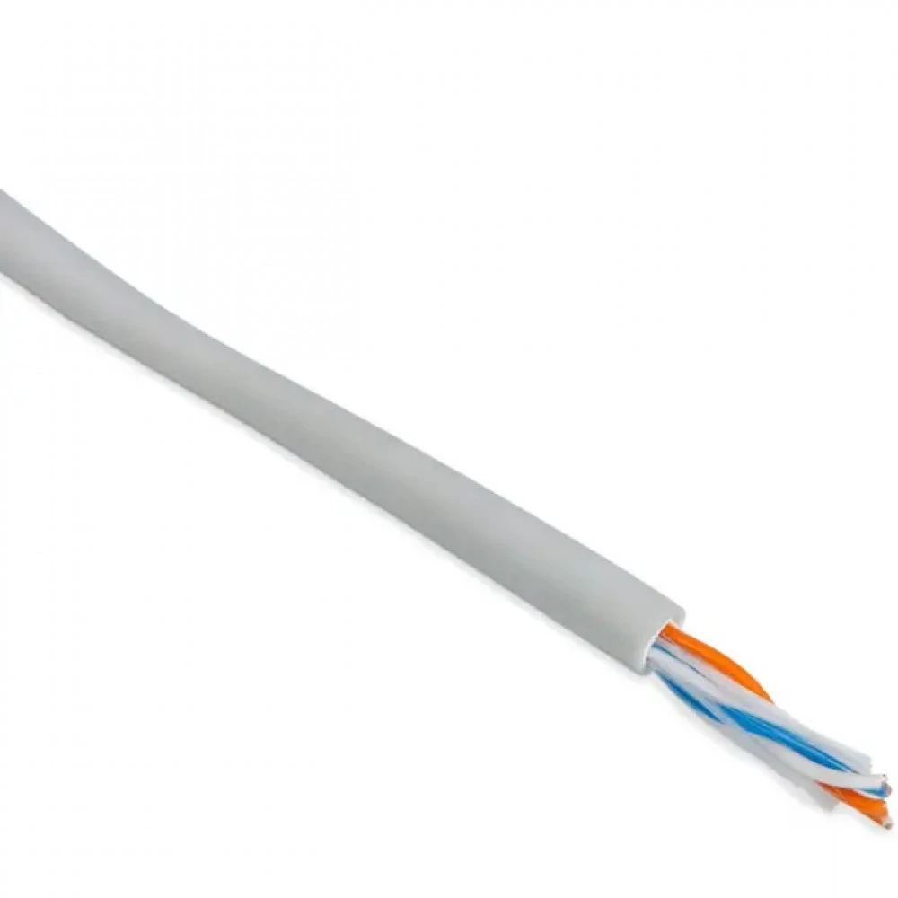 Кабель витая пара Hyperline Кабель витая пара неэкранированный U/UTP (500 м) UUTP2-C5-S24-IN-PVC-GY-500