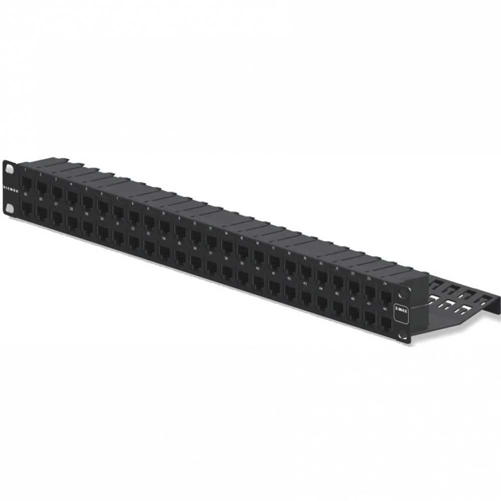 Патч-панель Siemon Z6AS-PNL-U48K 48 портов, FTP, Cat. 6a