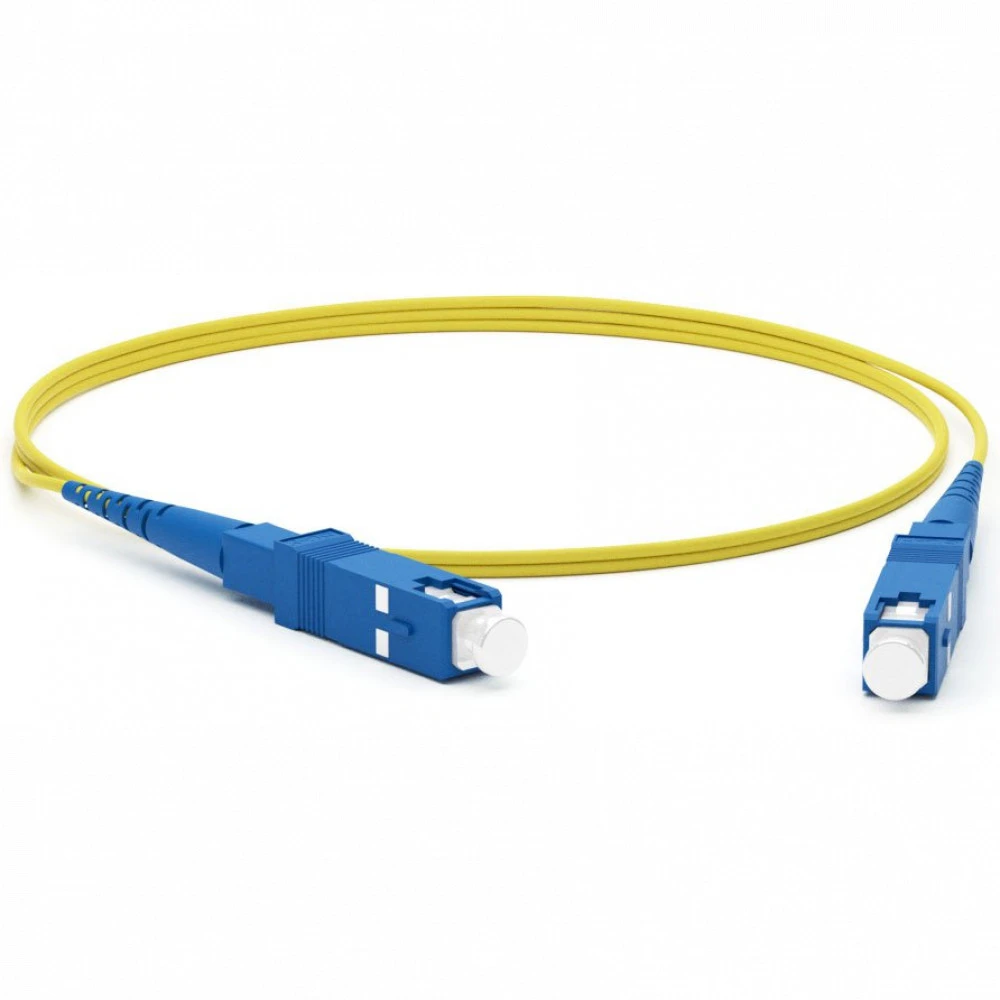 Оптический патч-корд Hyperline FC-S2-9-SC/UR-SC/UR-H-5M-LSZH-YL