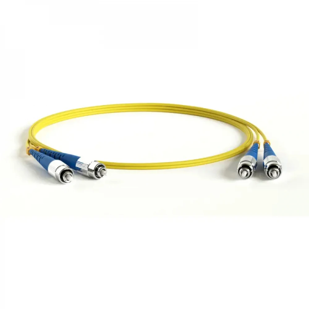 Оптический патч-корд Hyperline FC-D2-9-FC/UR-FC/UR-H-1M-LSZH-YL