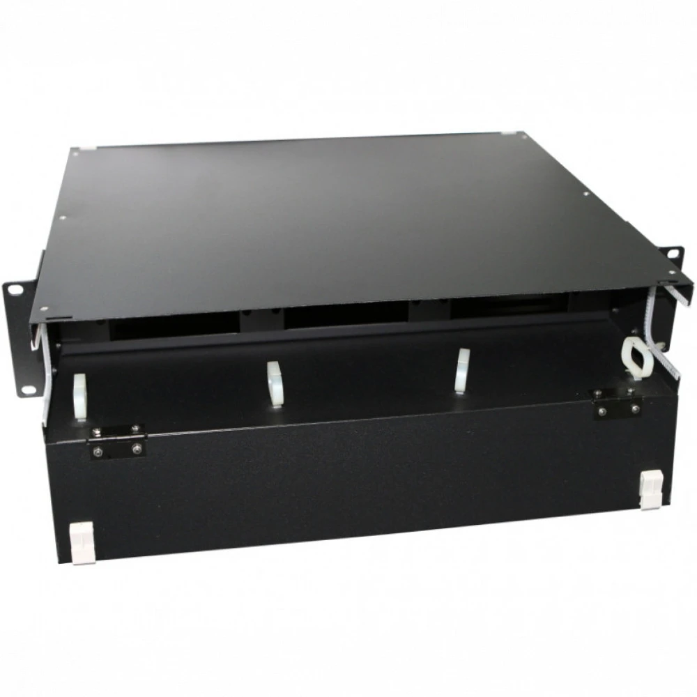 Патч-панель Hyperline FO-19BX-2U-F0-6xSLT-W120H32-EMP 6 портов