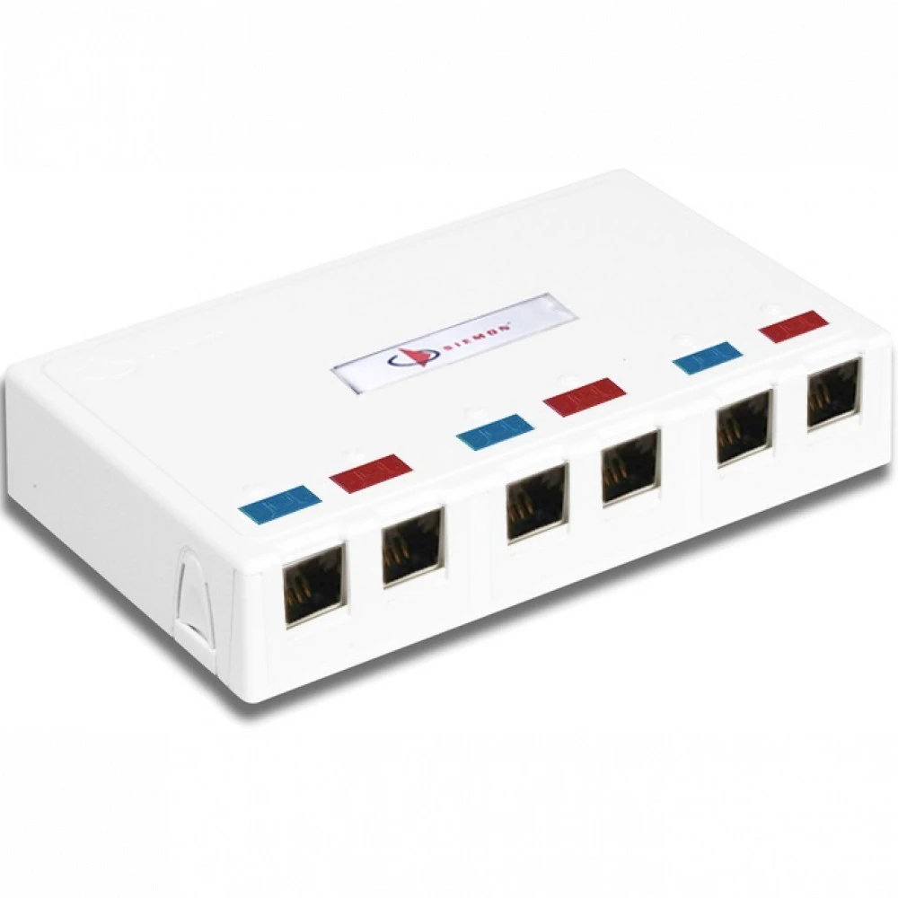 Патч-панель Siemon Корпус на 6 портов белый MX-SM6-02-SALE 6 портов