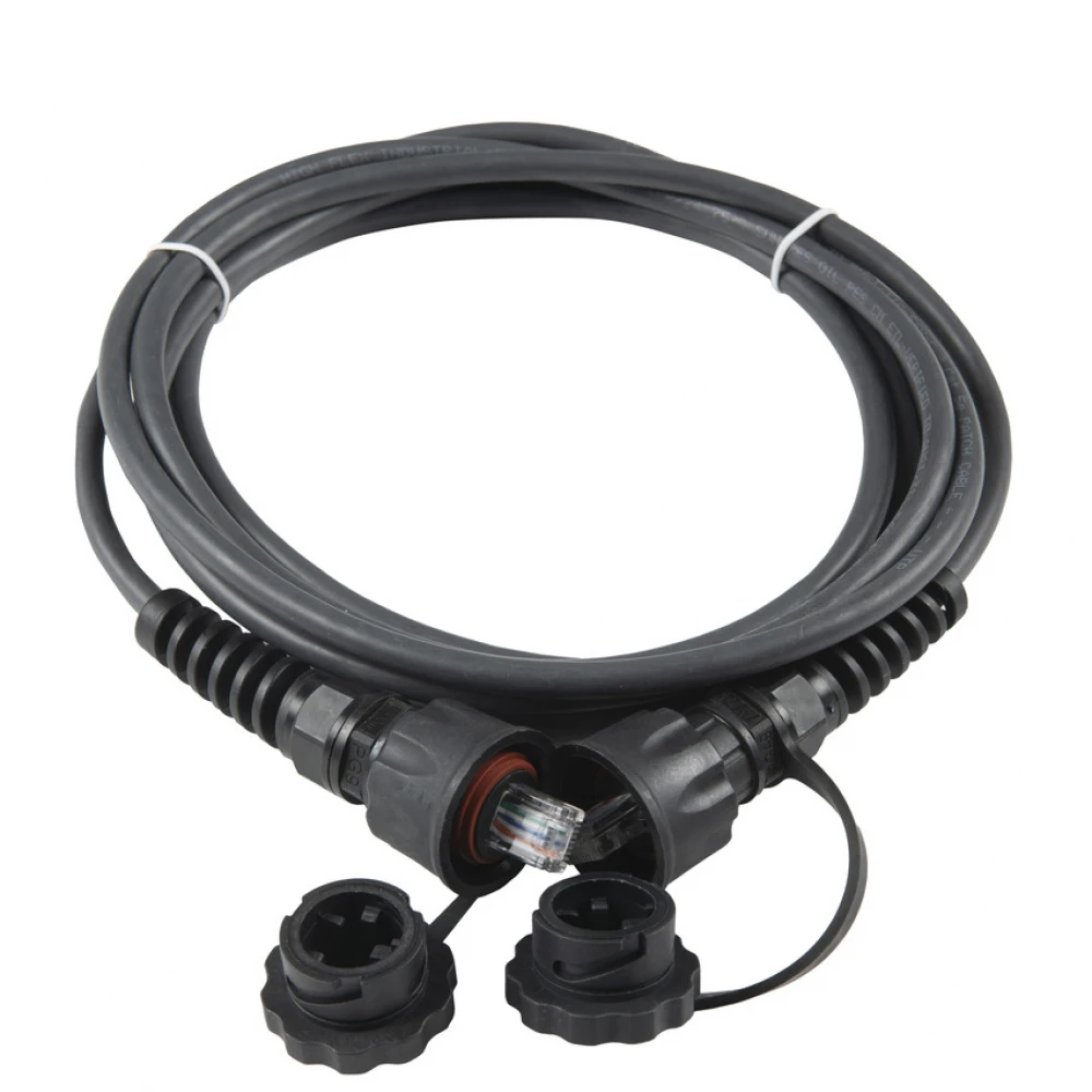 Патч-корд Hyperline PC-IE-LPM-UTP-RJ45-RJ45-C5e-3M-BK