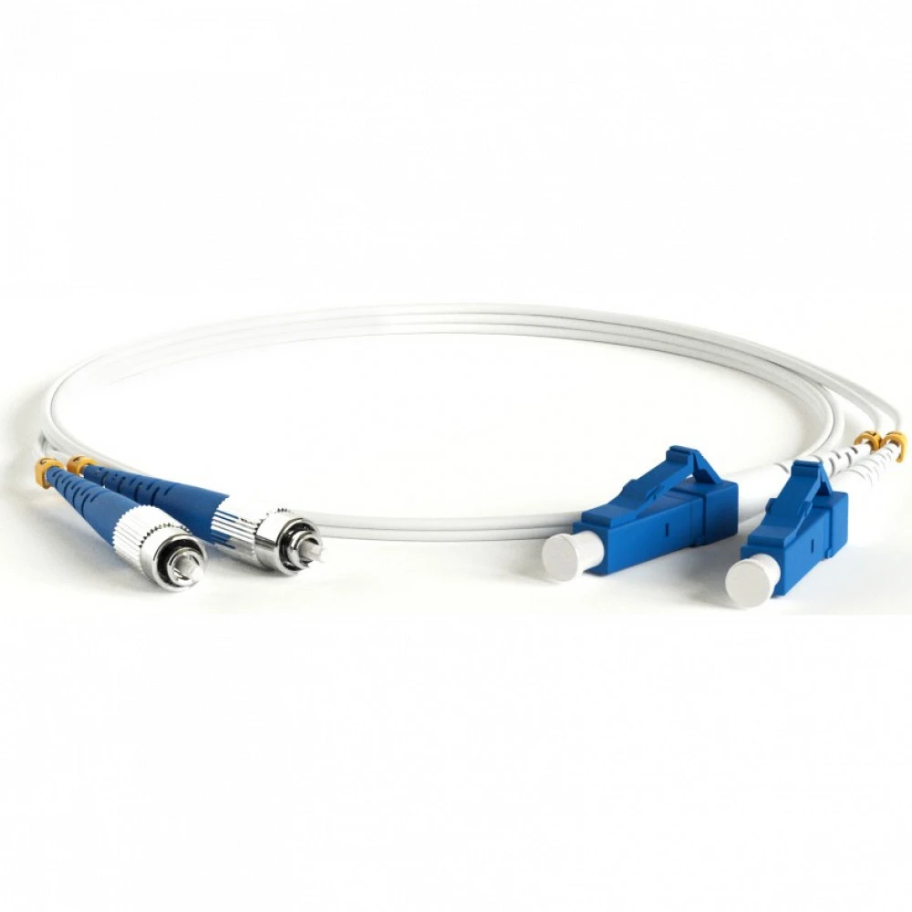 Оптический патч-корд Hyperline FC-D2-9A1-FC/UR-LC/UR-H-3M-LSZH-WH