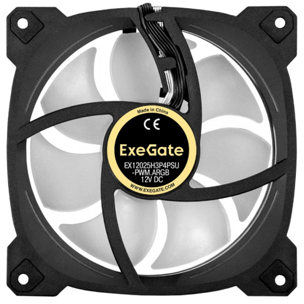 Система охлаждения ExeGate EX12025H3P4PSU-PWM.ARGB EX295970RUS Для системного блока