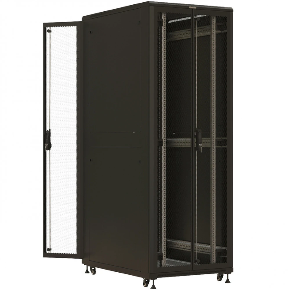 Серверный шкаф Hyperline напольный 19-дюймовый 47U 2277x800х800 мм TTBR-4788-DD-RAL9004