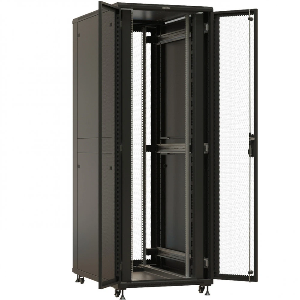 Серверный шкаф Hyperline напольный 19-дюймовый 47U 2277x800х800 мм TTBR-4788-DD-RAL9004