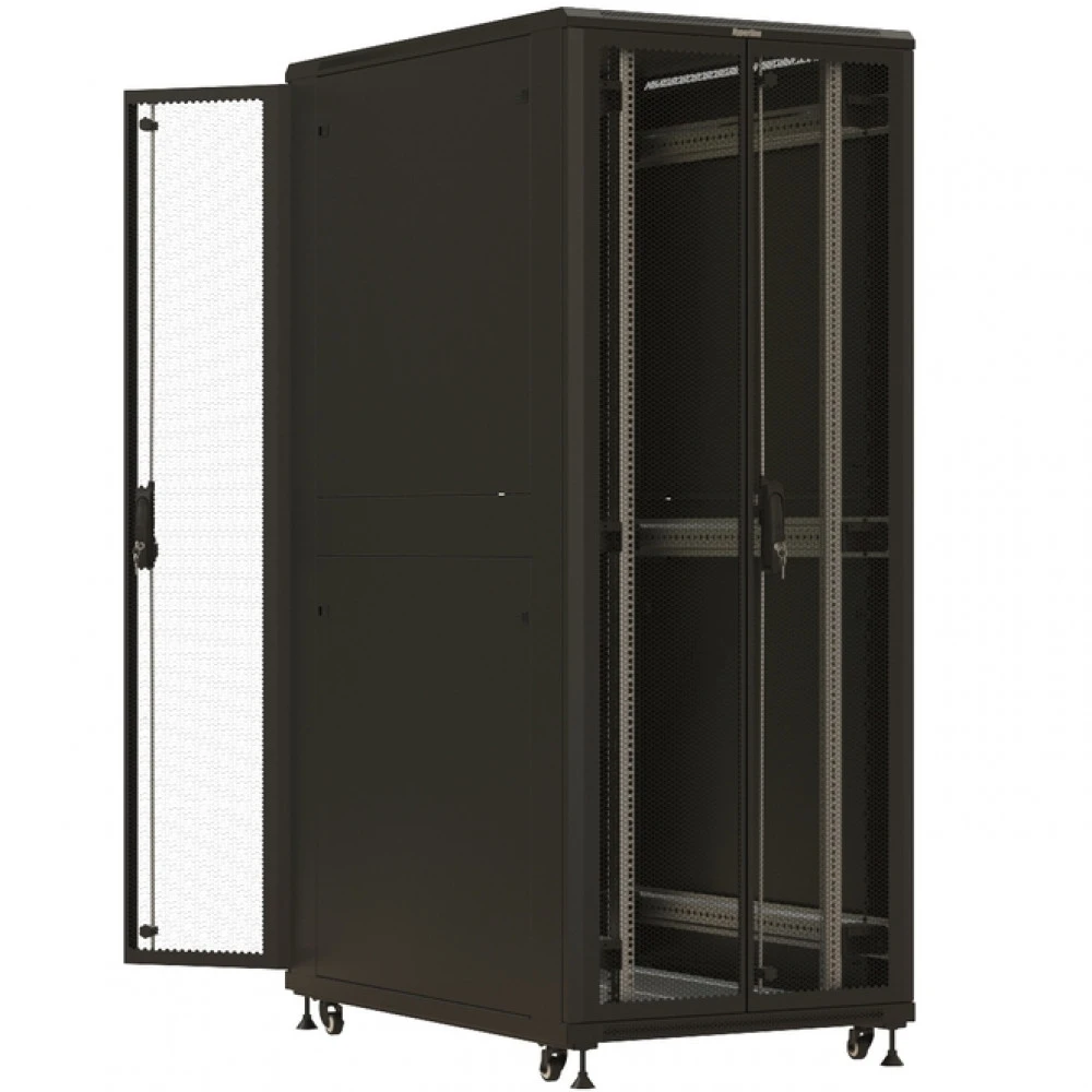 Серверный шкаф Hyperline напольный 19-дюймовый 42U 2055x800х800 мм TTBR-4288-DD-RAL9004