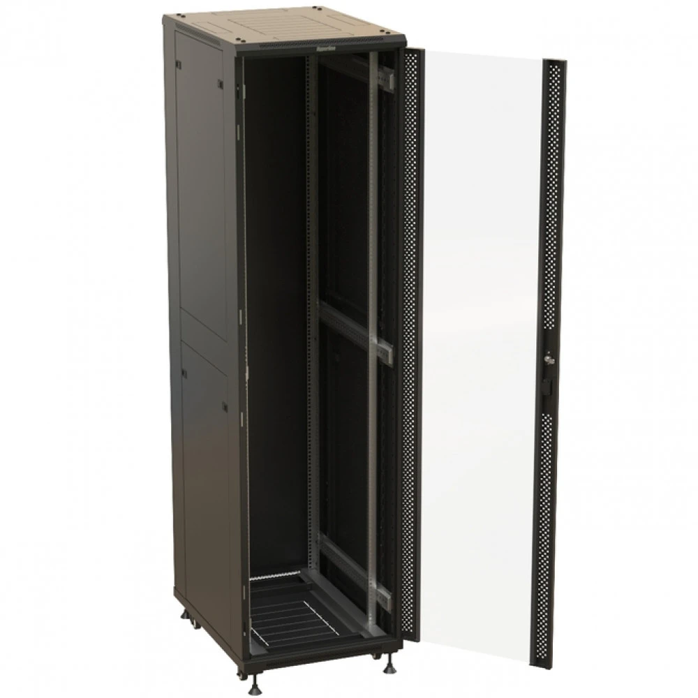 Серверный шкаф Hyperline напольный 19-дюймовый 47U 2277х600х1000 мм TTBR-4761-AS-RAL9004