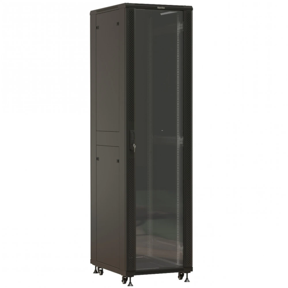 Серверный шкаф Hyperline напольный 19-дюймовый 47U 2277х600х1000 мм TTBR-4761-AS-RAL9004