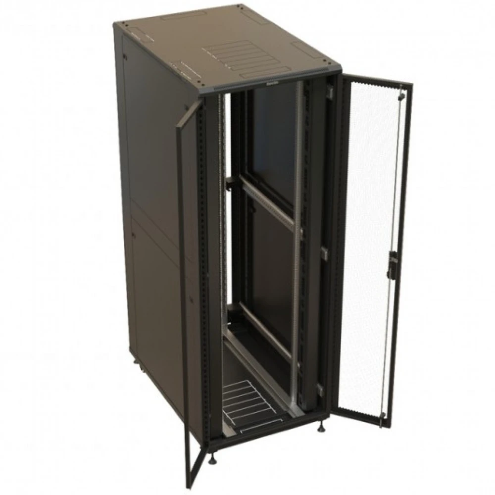 Серверный шкаф Hyperline напольный 19-дюймовый 47U 2277x800х1200 мм (ВхШхГ) TTBR-4782-DD-RAL9004