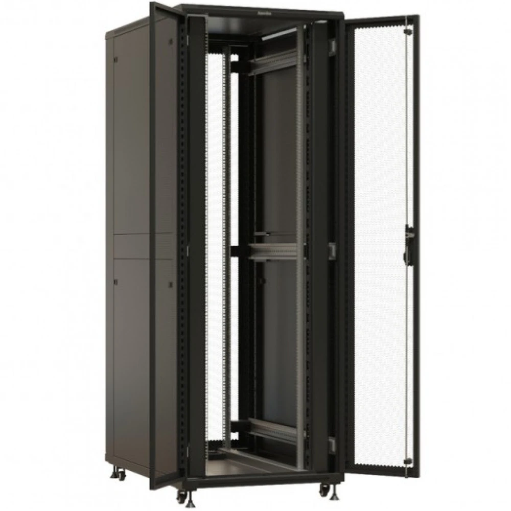 Серверный шкаф Hyperline напольный 19-дюймовый 47U 2277x800х1200 мм (ВхШхГ) TTBR-4782-DD-RAL9004