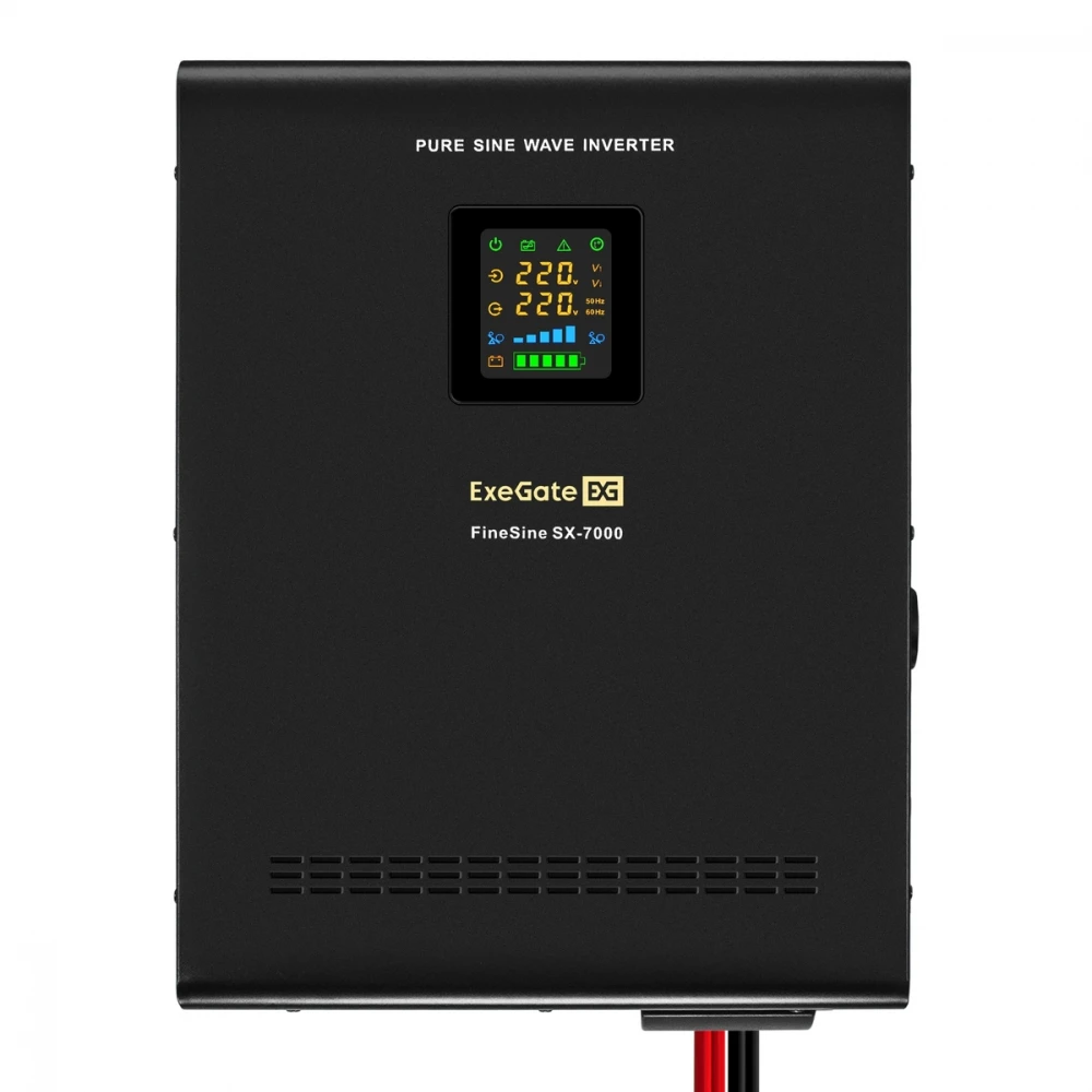 Источник бесперебойного питания ExeGate EX296005RUS + батарея 55Aч EX285652RUS 4шт EX296685RUS 7000 ВА, 5000 Вт