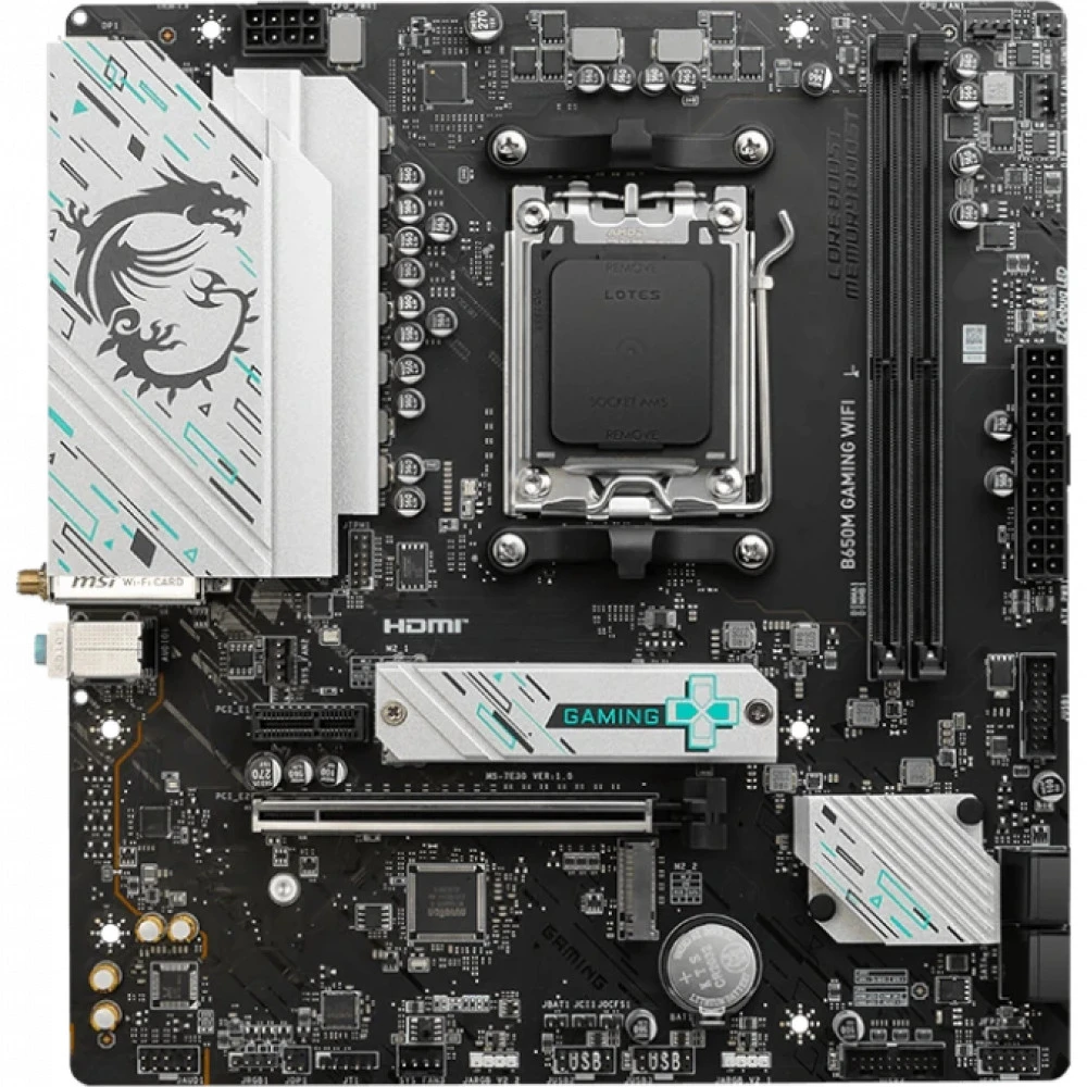 Материнская плата MSI B650M GAMING WIFI Micro-ATX, AMD AM5