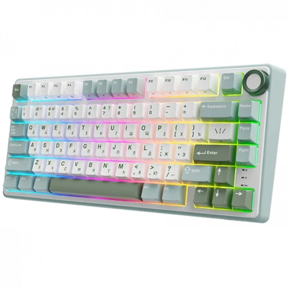 Клавиатура Royal Kludge R75 Sky Cyan (Silver Switch) 6935280823916 Проводная, USB