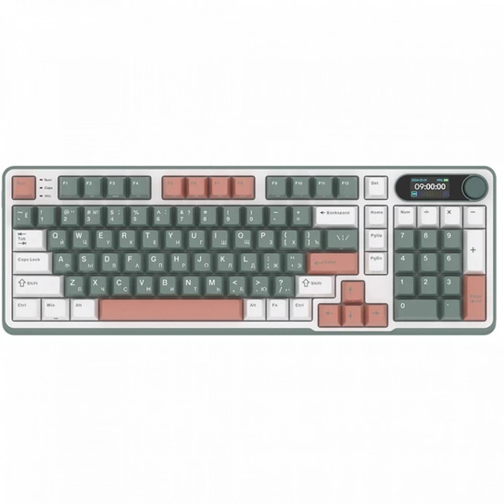 Клавиатура Royal Kludge RK-S98 Camping (Chartreuse Switch) 6935280823961 Беспроводная, Bluetooth