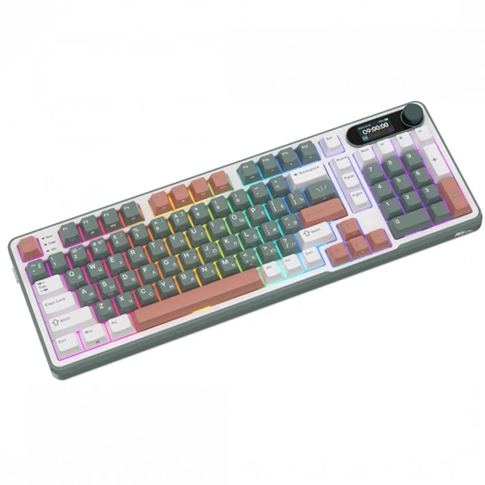 Клавиатура Royal Kludge RK-S98 Camping (Chartreuse Switch) 6935280823961 Беспроводная, Bluetooth