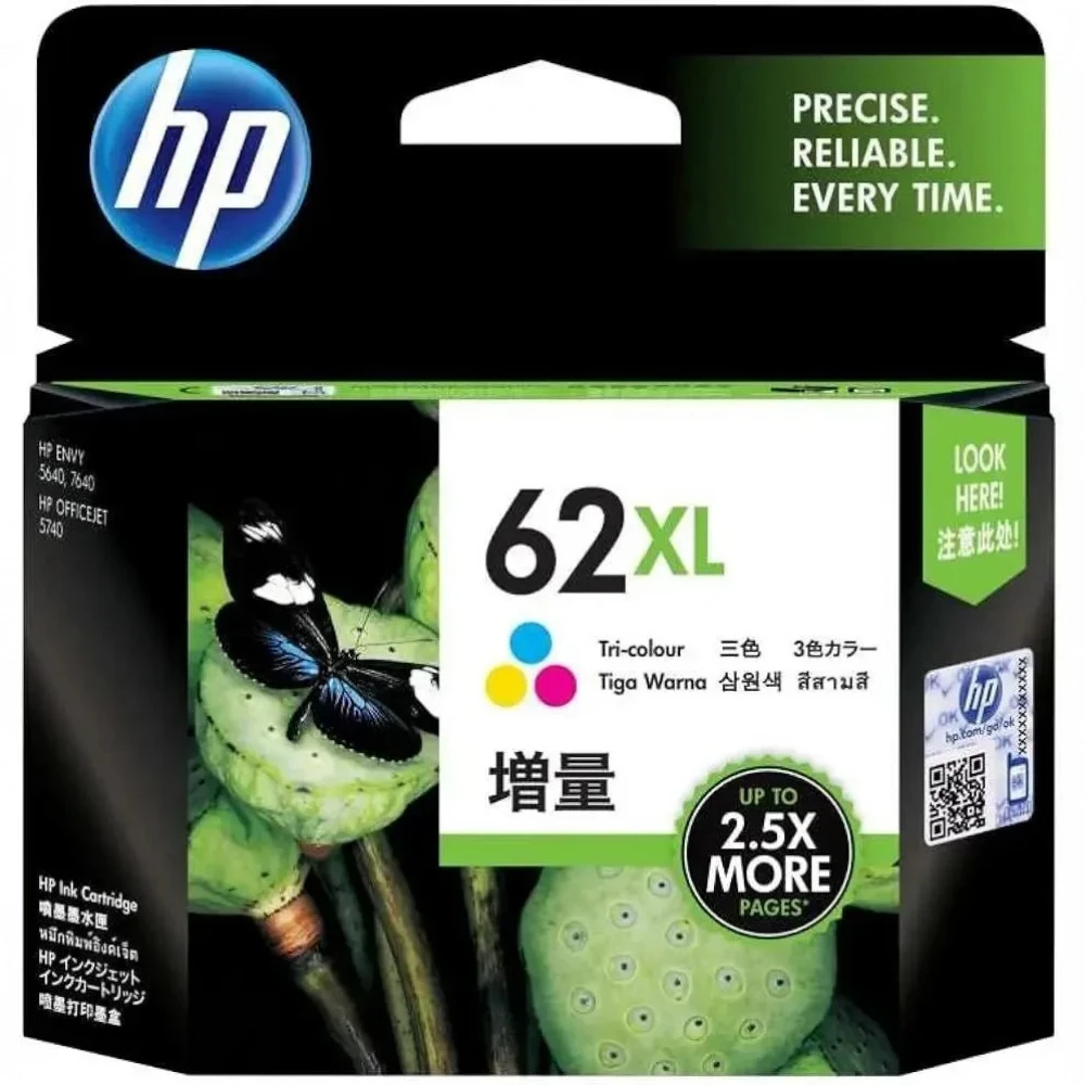 Струйный картридж HP C2P07AE (№62XL) Color