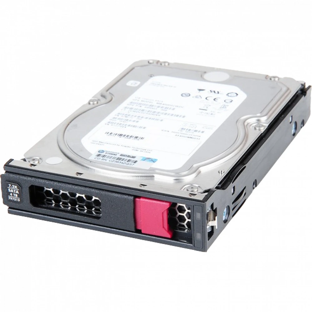 Серверный жесткий диск HPE 4 ТБ 797265-B21 HDD, 3,5 LFF, 4 ТБ, SATA