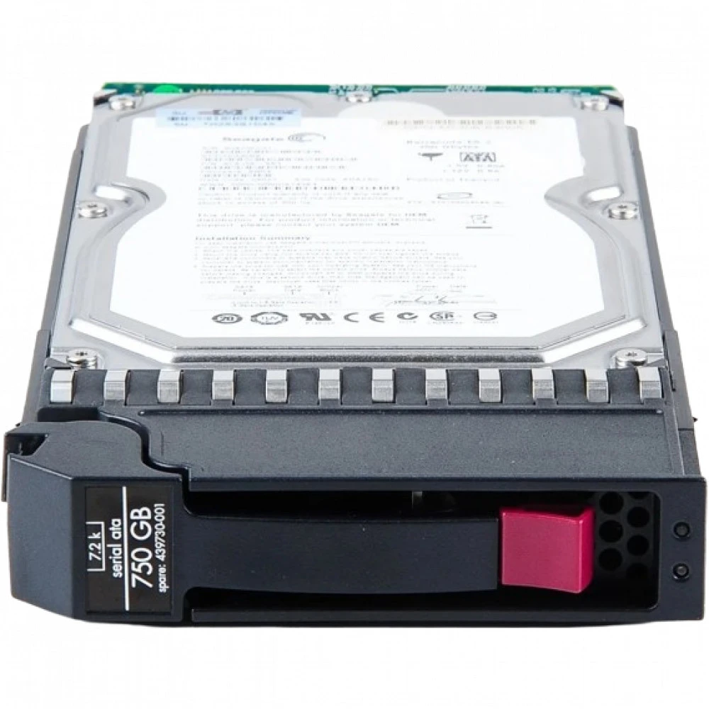 Опция для системы хранения данных СХД HPE MSA2 750GB 7.2K 3.5 SATA AJ739A Диск для СХД